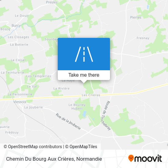 Chemin Du Bourg Aux Crières map