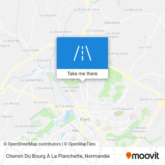 Chemin Du Bourg À La Planchette map