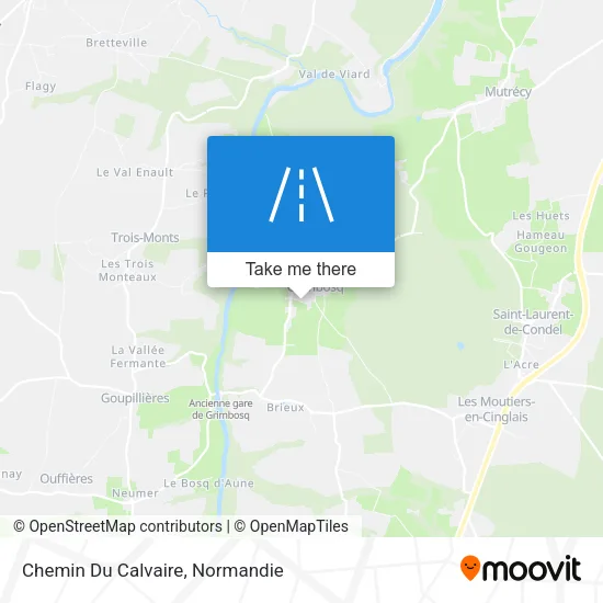 Chemin Du Calvaire map