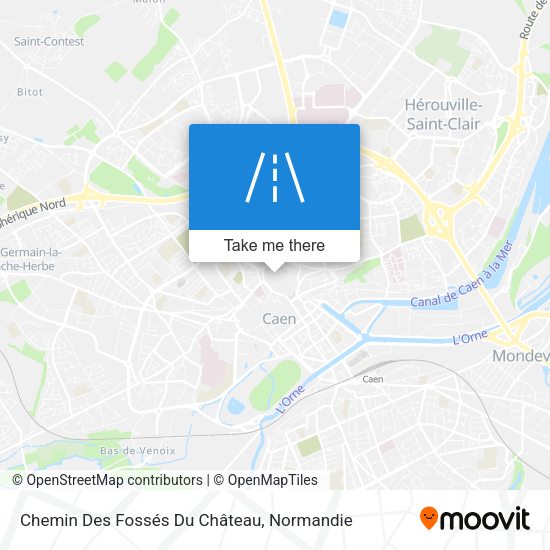 Chemin Des Fossés Du Château map