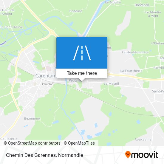 Chemin Des Garennes map