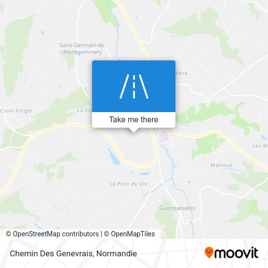 Chemin Des Genevrais map
