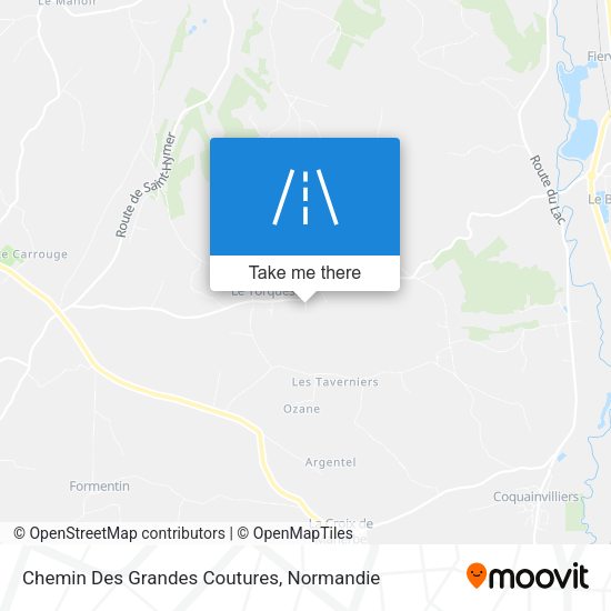 Chemin Des Grandes Coutures map
