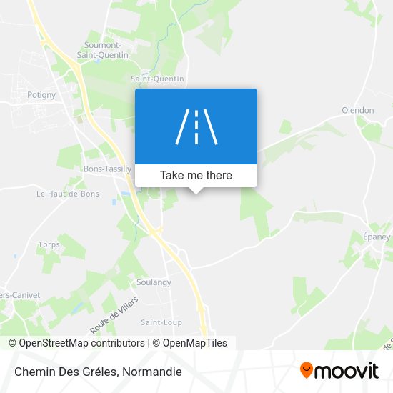 Chemin Des Gréles map