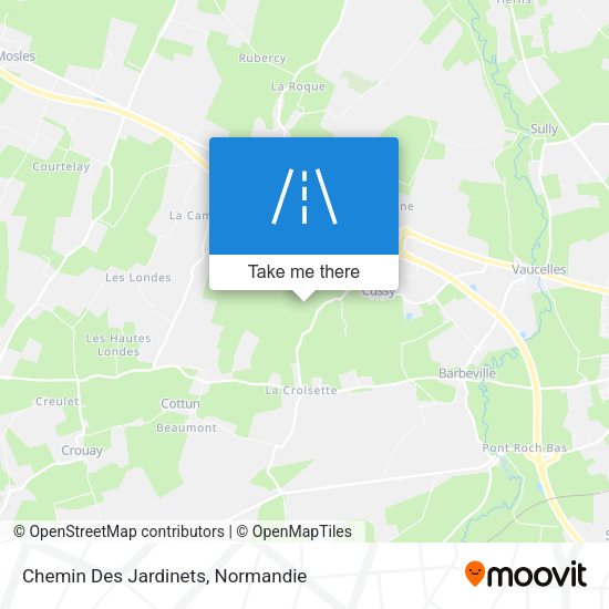 Chemin Des Jardinets map