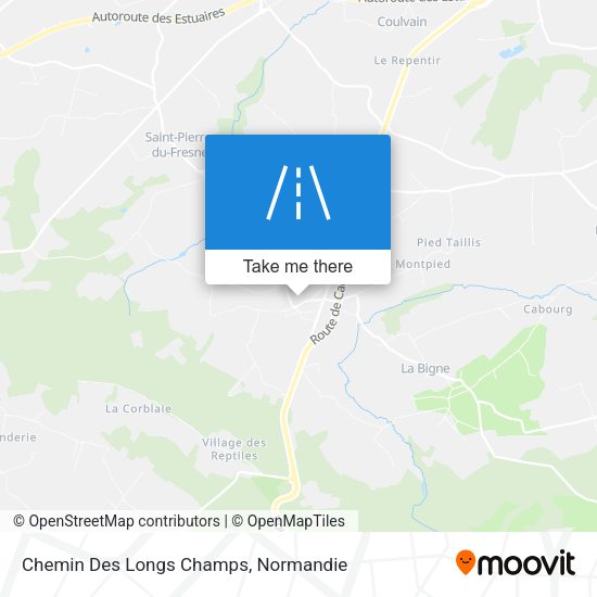 Chemin Des Longs Champs map