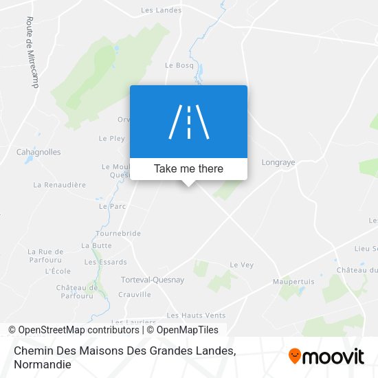 Chemin Des Maisons Des Grandes Landes map