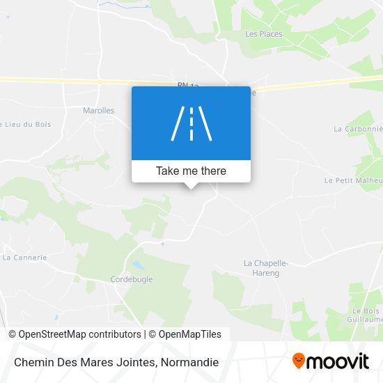 Chemin Des Mares Jointes map