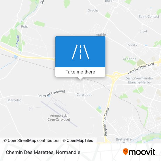 Chemin Des Marettes map