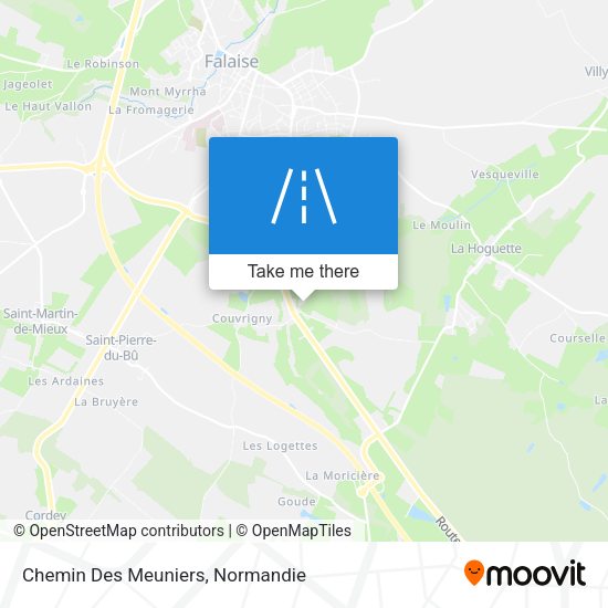 Chemin Des Meuniers map