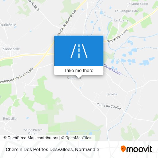 Chemin Des Petites Desvallées map
