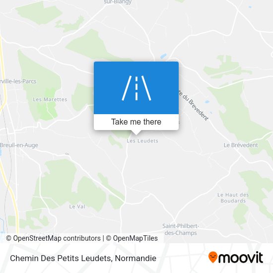 Chemin Des Petits Leudets map