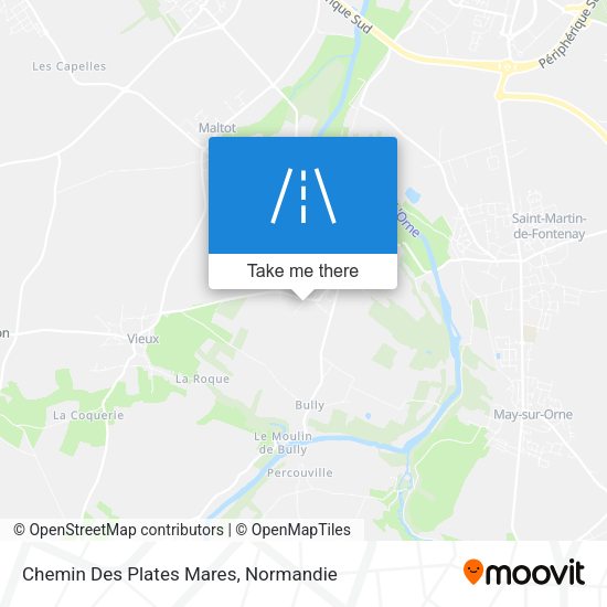 Chemin Des Plates Mares map