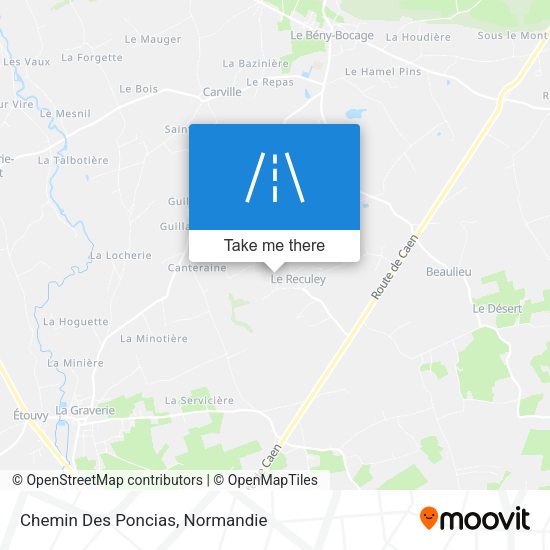 Chemin Des Poncias map