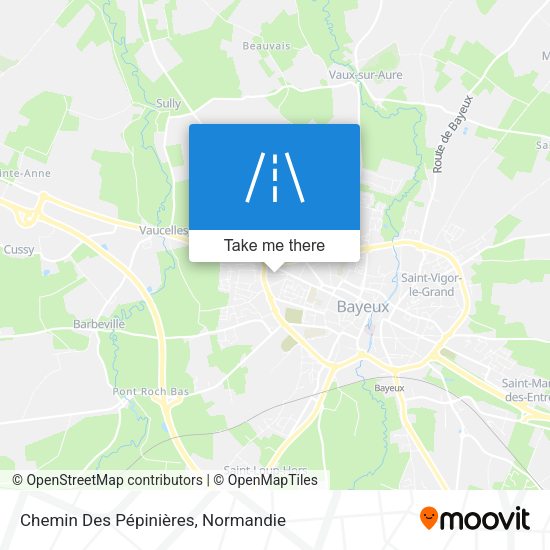 Chemin Des Pépinières map