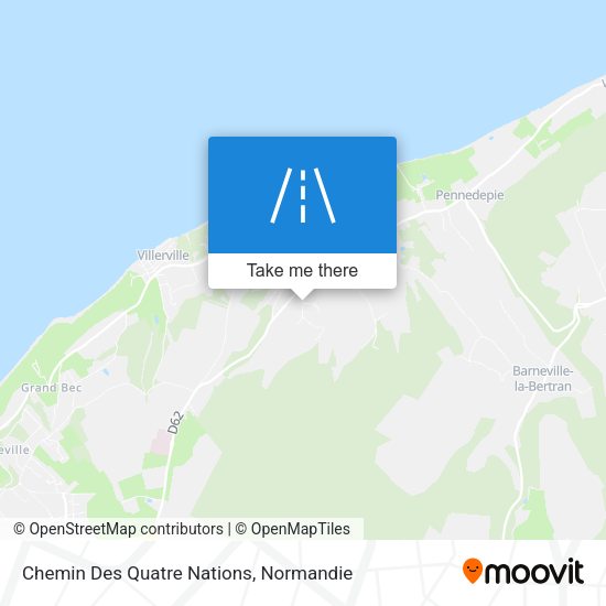 Chemin Des Quatre Nations map