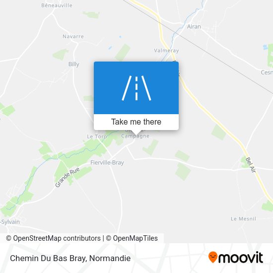 Chemin Du Bas Bray map