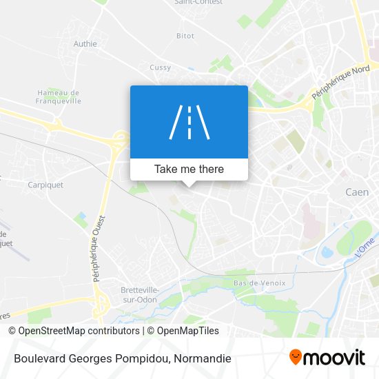 Boulevard Georges Pompidou map