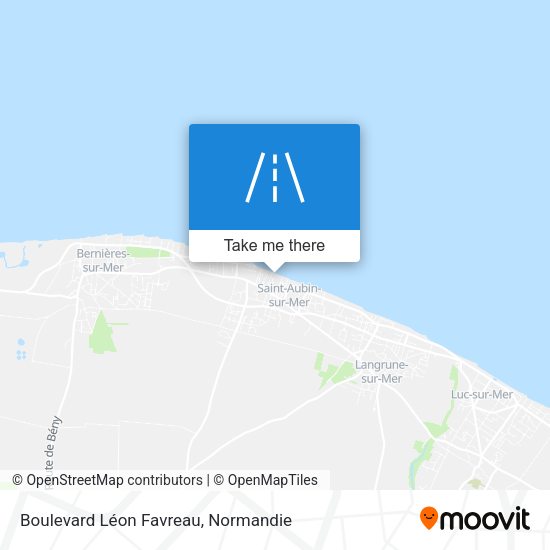 Boulevard Léon Favreau map