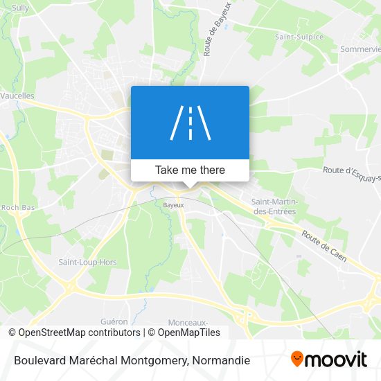 Boulevard Maréchal Montgomery map