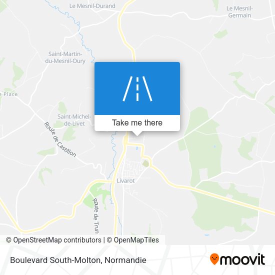 Boulevard South-Molton map