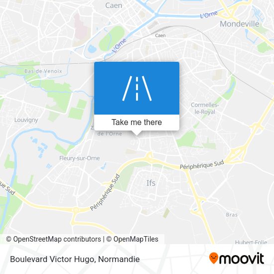 Boulevard Victor Hugo map