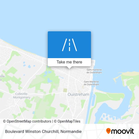 Boulevard Winston Churchill map