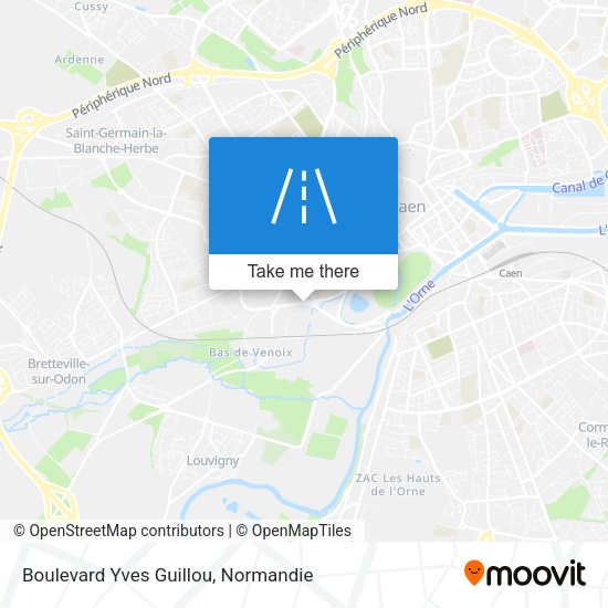 Boulevard Yves Guillou map