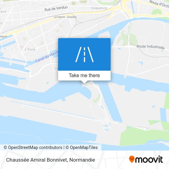 Chaussée Amiral Bonnivet map