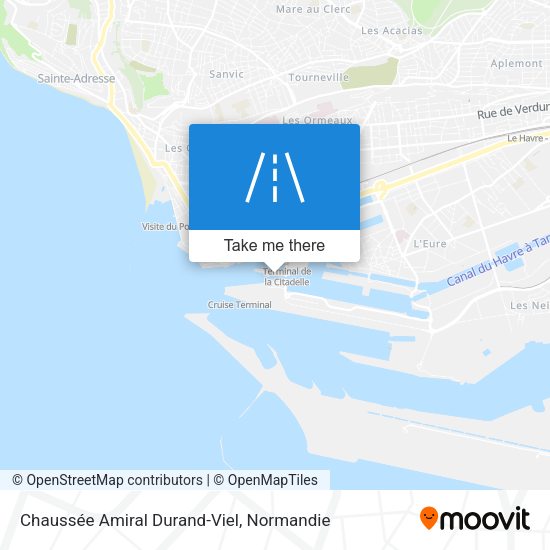 Chaussée Amiral Durand-Viel map
