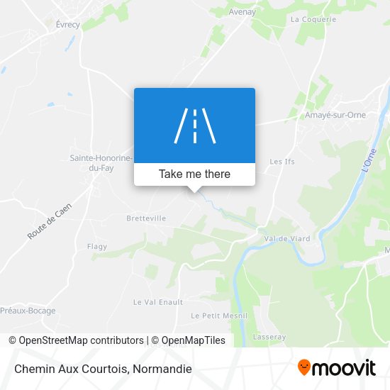 Chemin Aux Courtois map