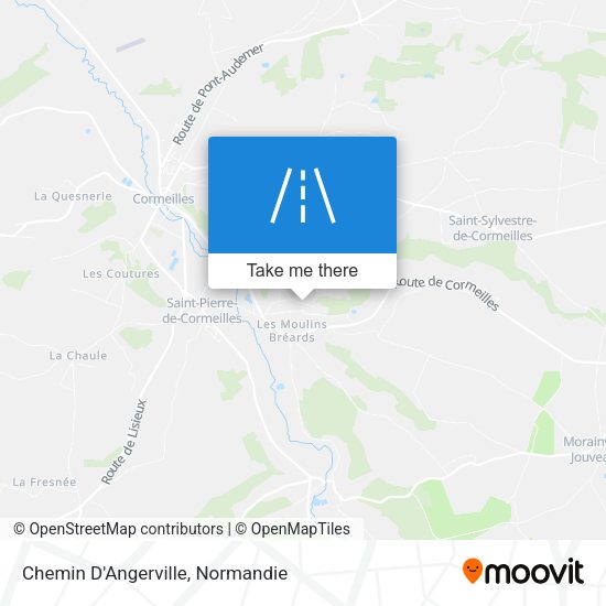 Chemin D'Angerville map