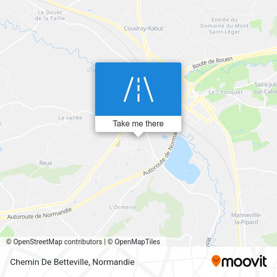 Chemin De Betteville map