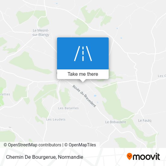 Chemin De Bourgerue map