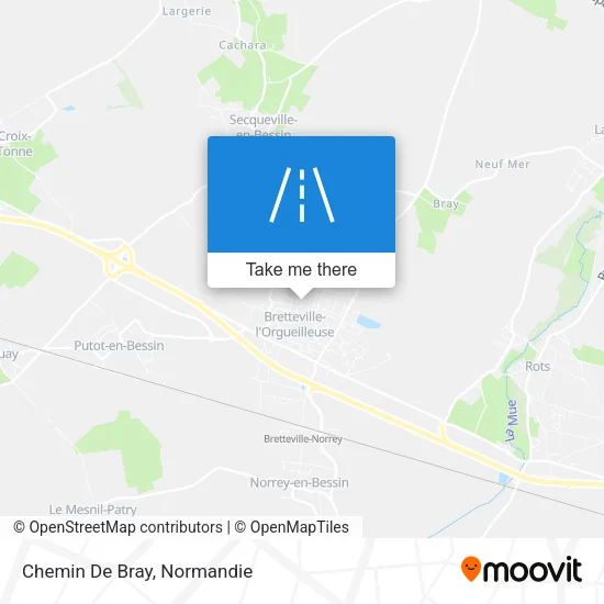 Chemin De Bray map