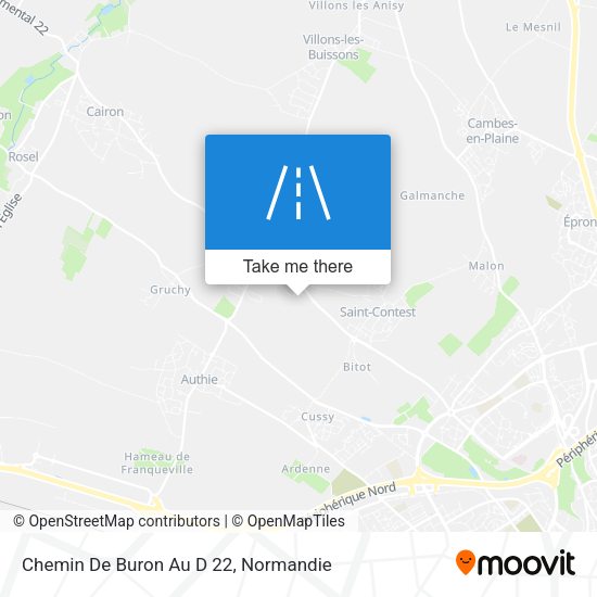Chemin De Buron Au D 22 map