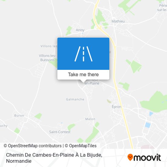 Chemin De Cambes-En-Plaine À La Bijude map