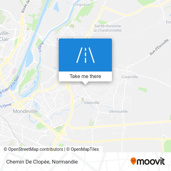 Chemin De Clopée map