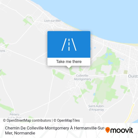 Chemin De Colleville-Montgomery À Hermanville-Sur-Mer map