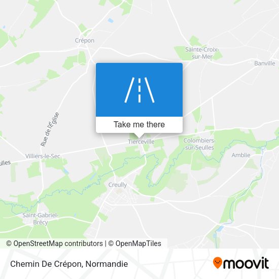 Chemin De Crépon map