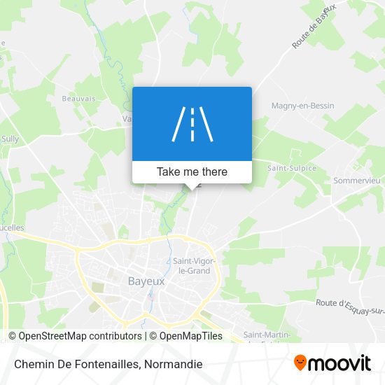 Chemin De Fontenailles map
