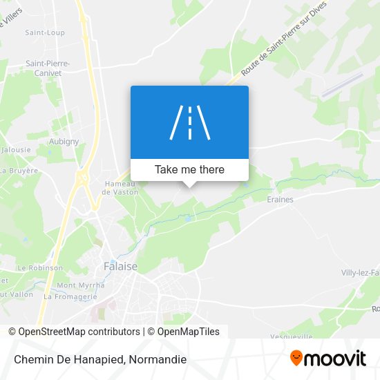 Chemin De Hanapied map
