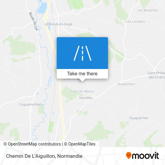 Chemin De L'Aiguillon map