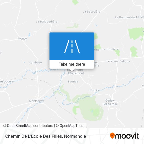Chemin De L'École Des Filles map