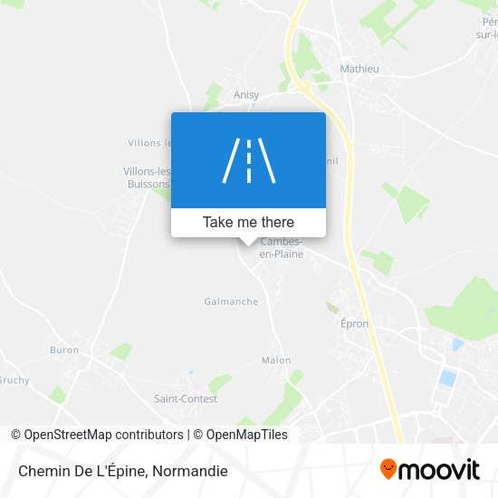 Chemin De L'Épine map