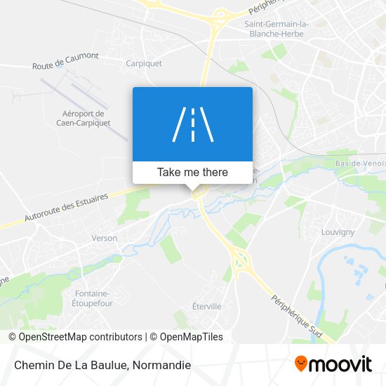 Chemin De La Baulue map