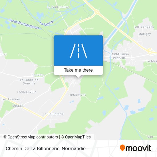 Chemin De La Billonnerie map