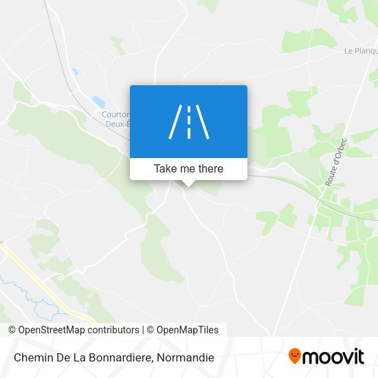 Chemin De La Bonnardiere map