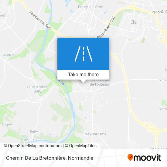 Chemin De La Bretonnière map