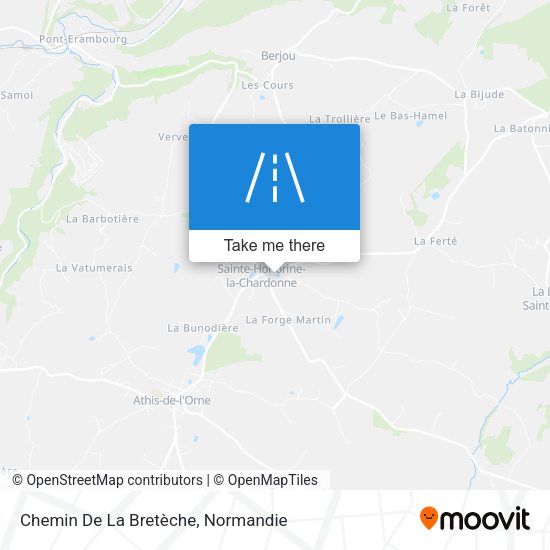 Chemin De La Bretèche map